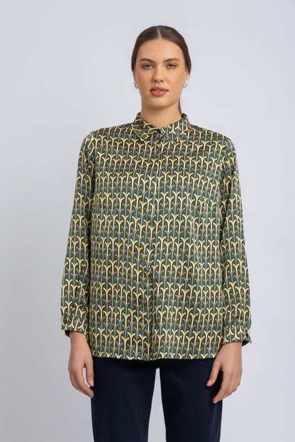 satin shirt
