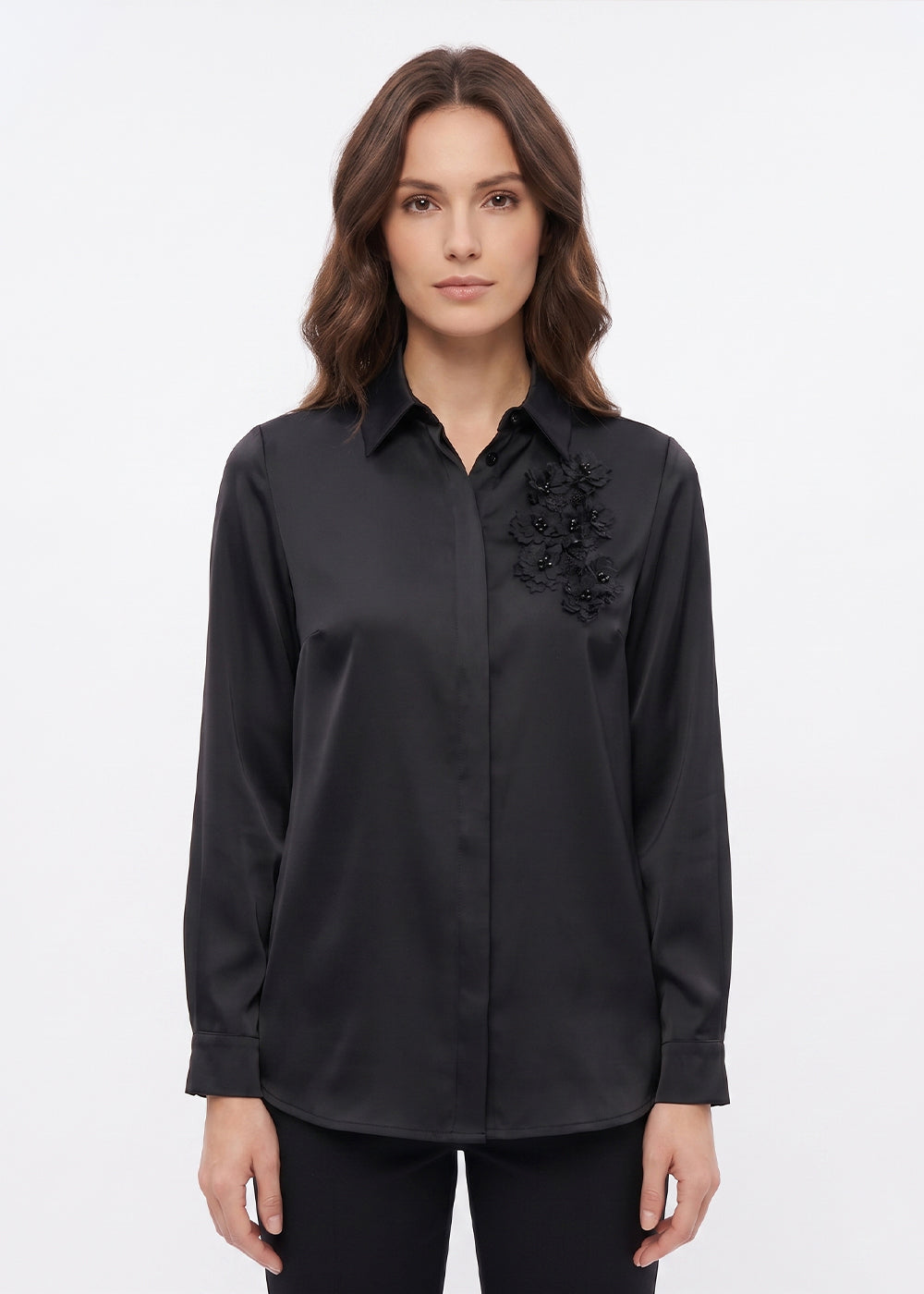 satin shirt