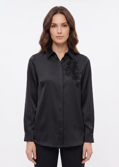 satin shirt