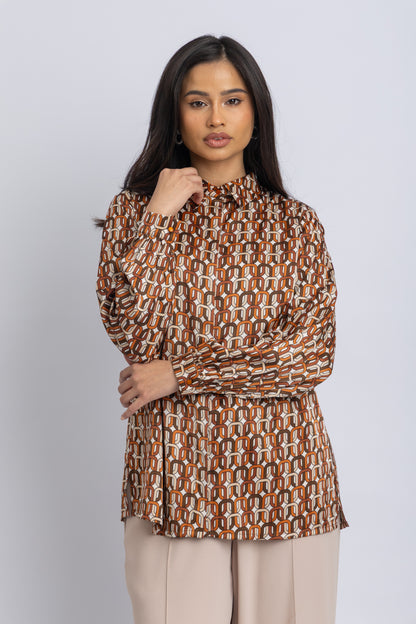 satin shirt