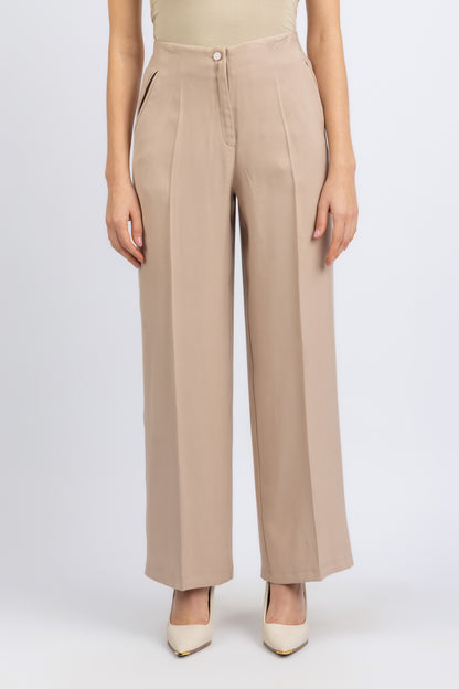 wide cut viscose woven pants