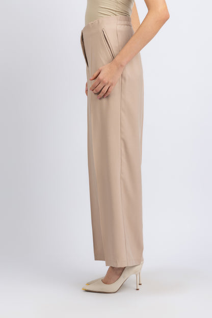 wide cut viscose woven pants