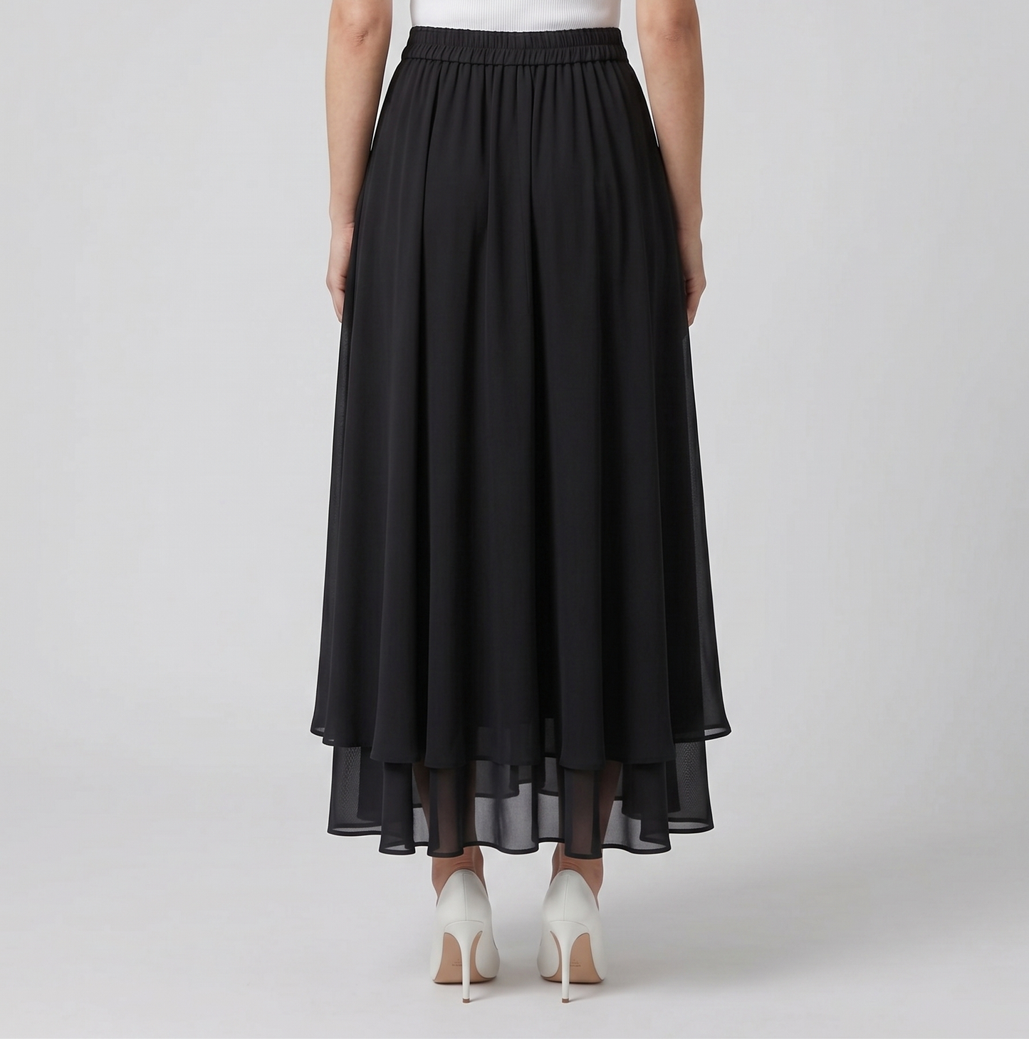 chiffon skirt