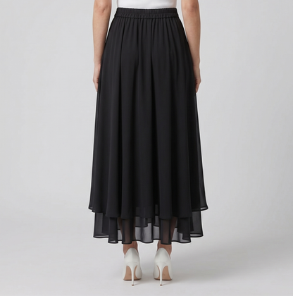 chiffon skirt