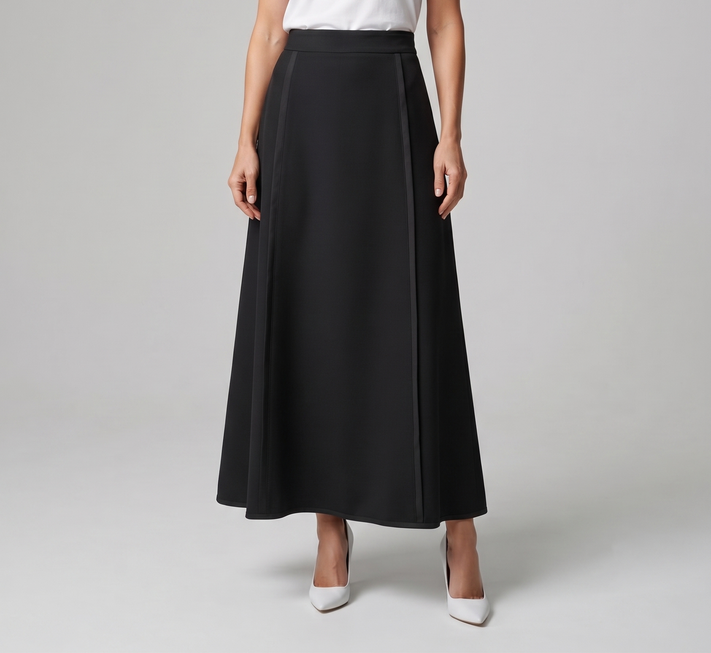 crepe skirt
