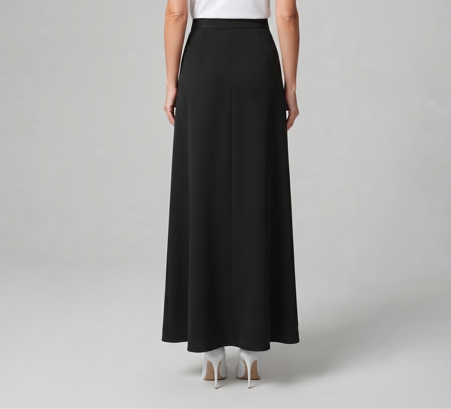 crepe skirt