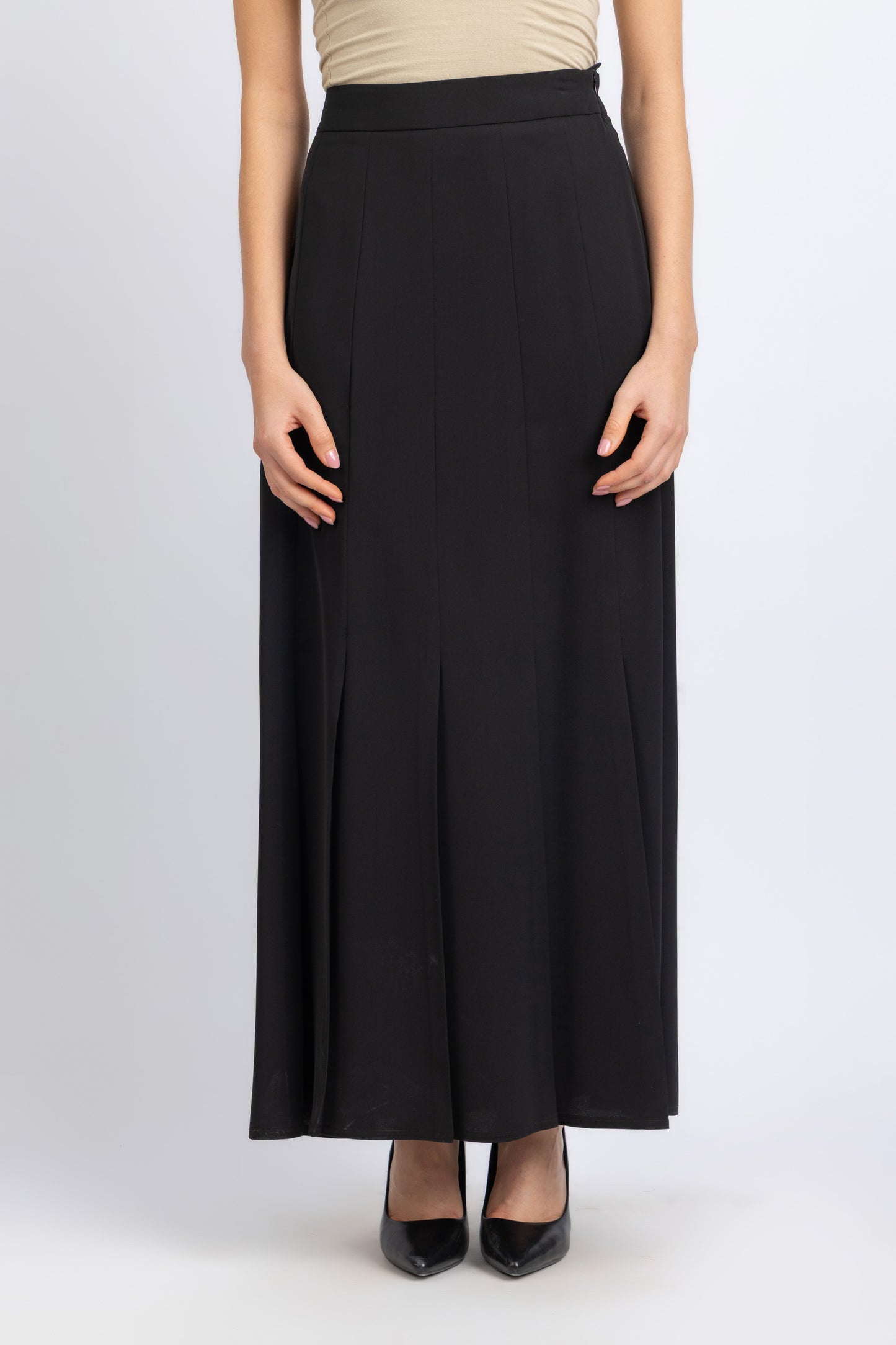 crepe skirt