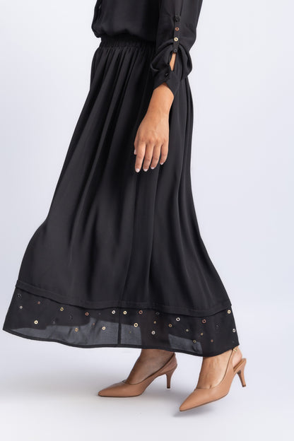 chiffon skirt