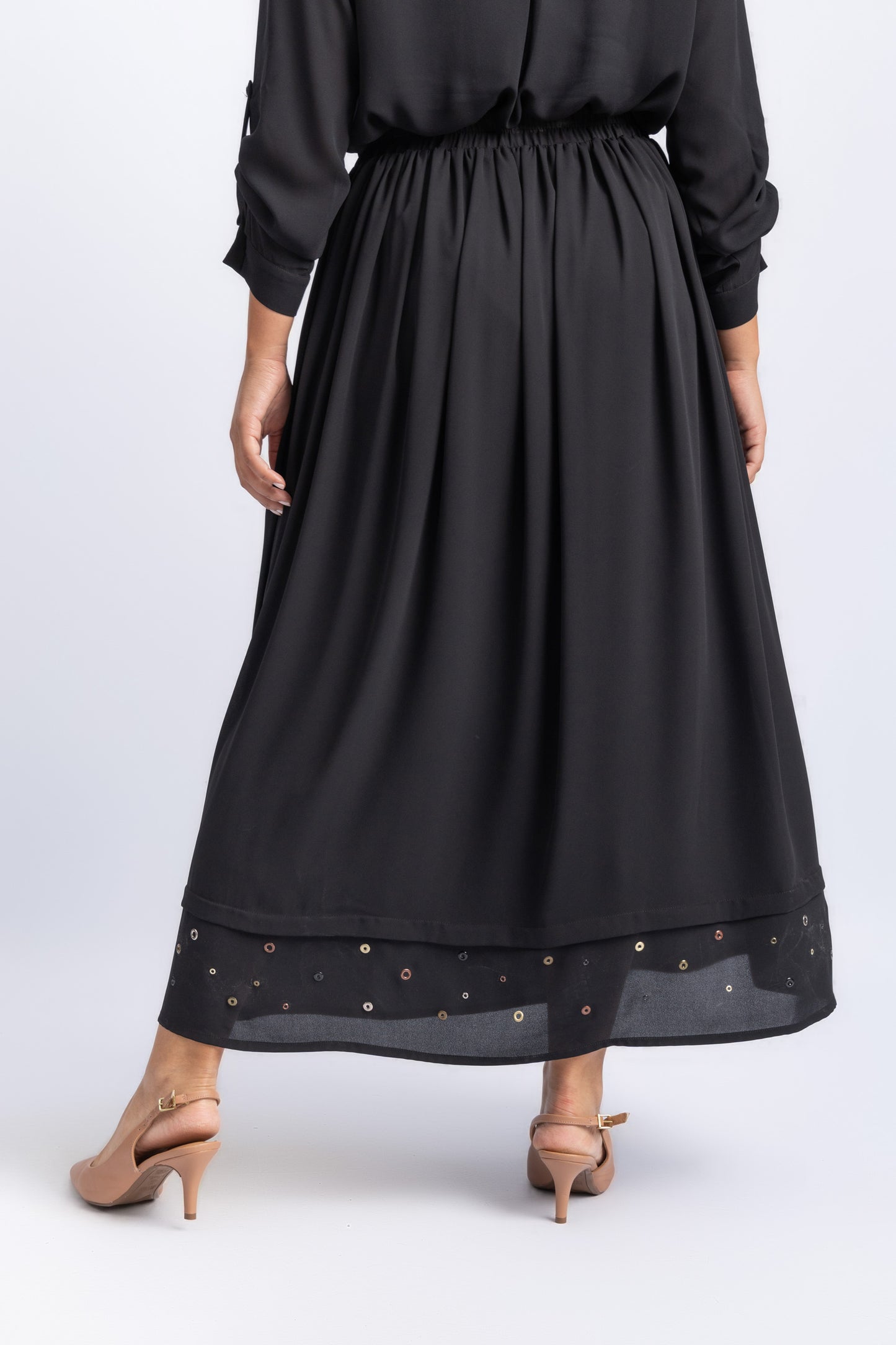 chiffon skirt