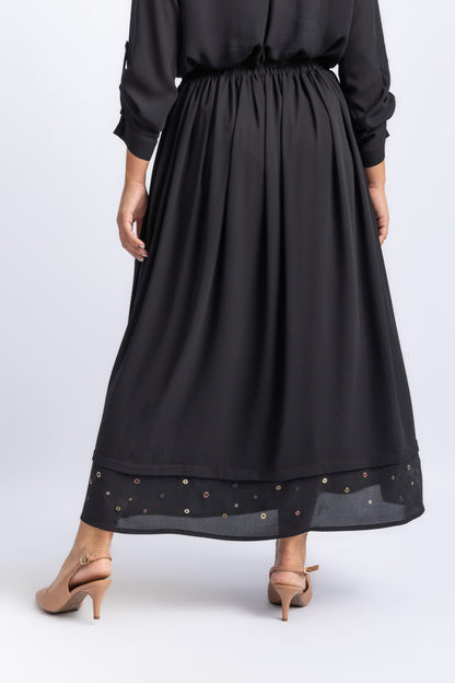 chiffon skirt