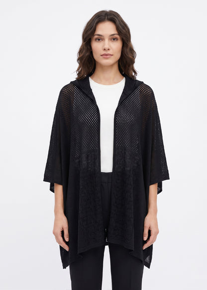 knitwear poncho