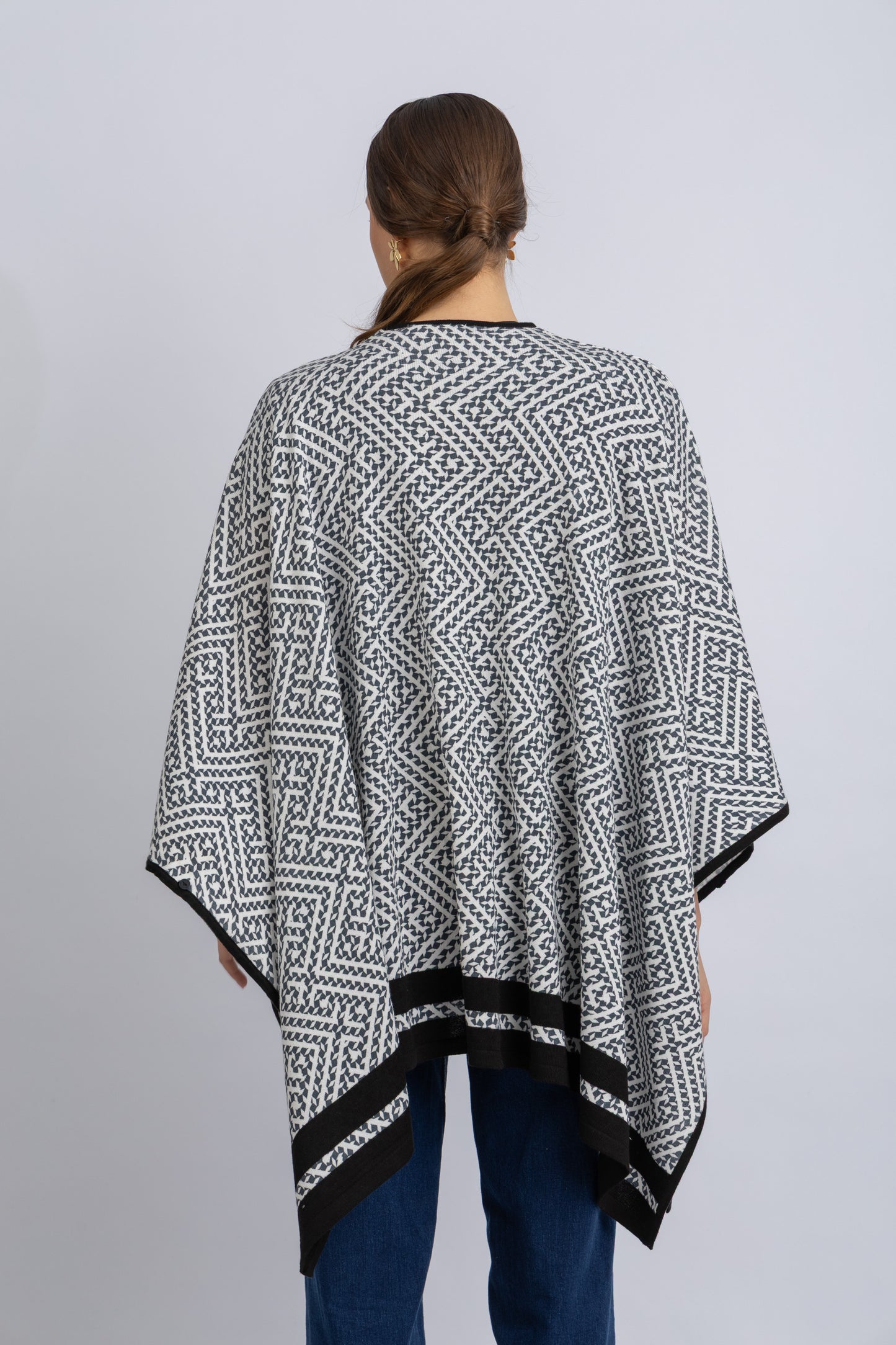 knitwear poncho
