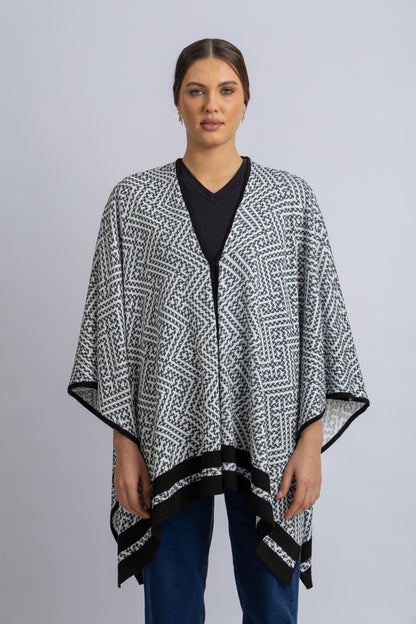 knitwear poncho