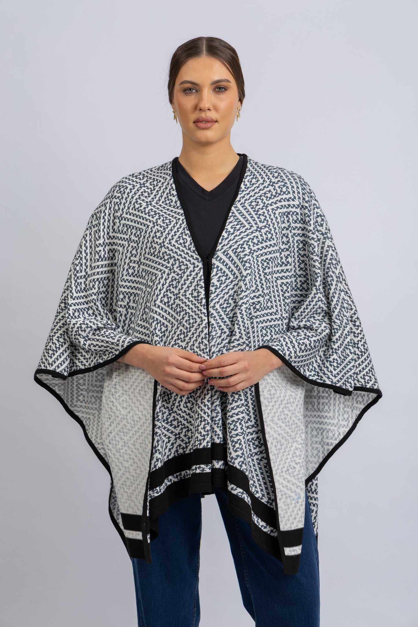 knitwear poncho