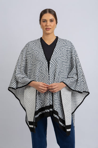 knitwear poncho