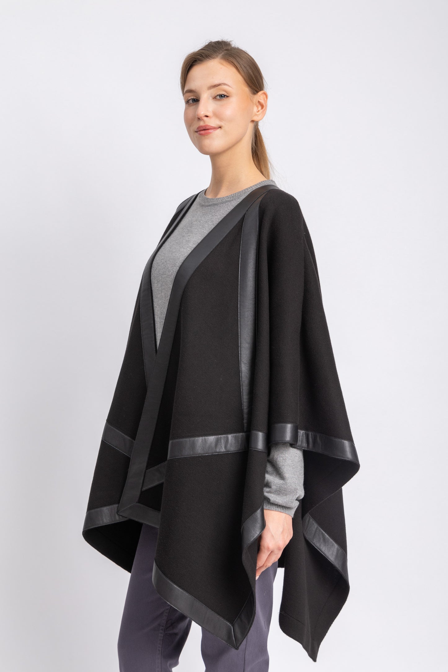 knitwear poncho