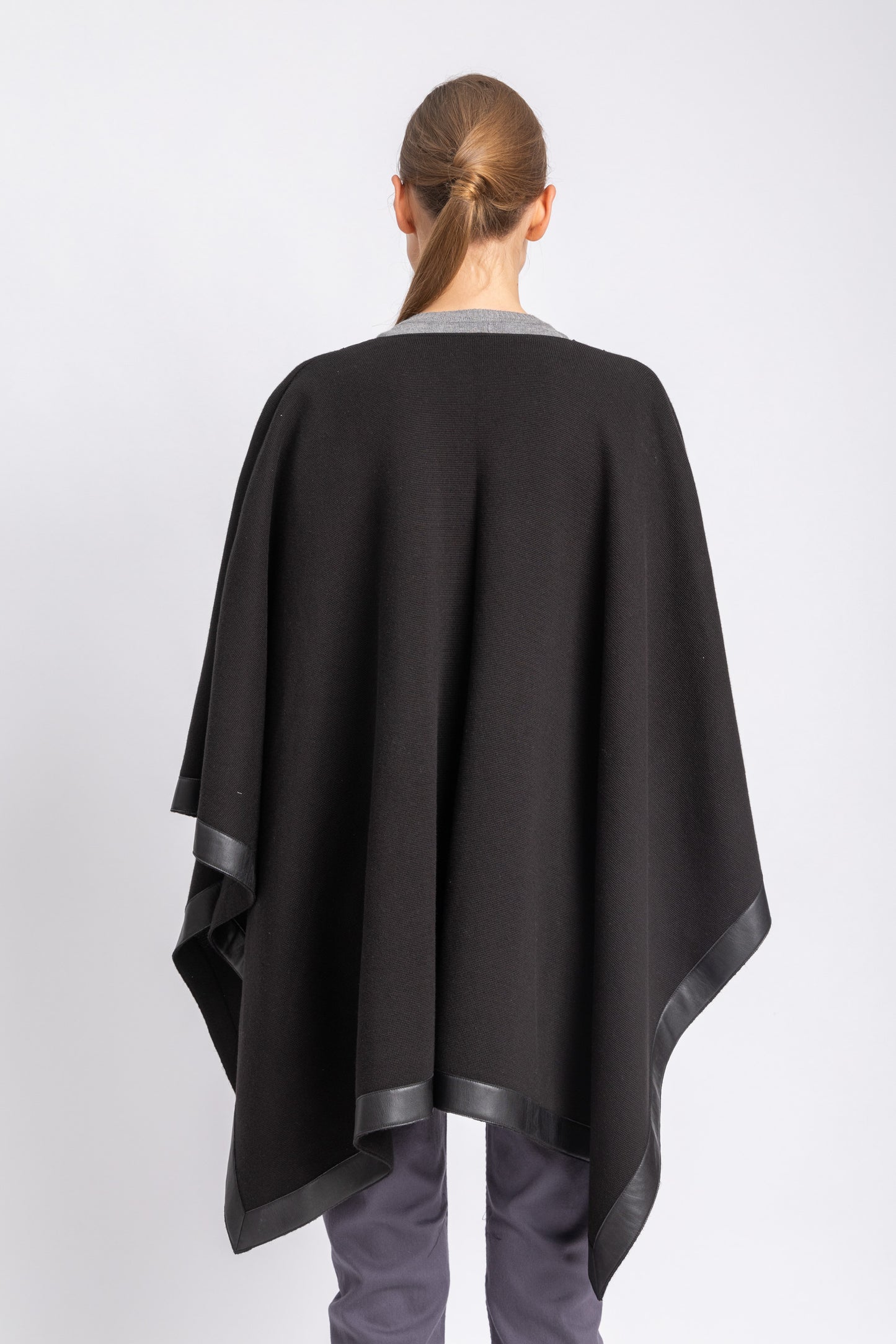 knitwear poncho