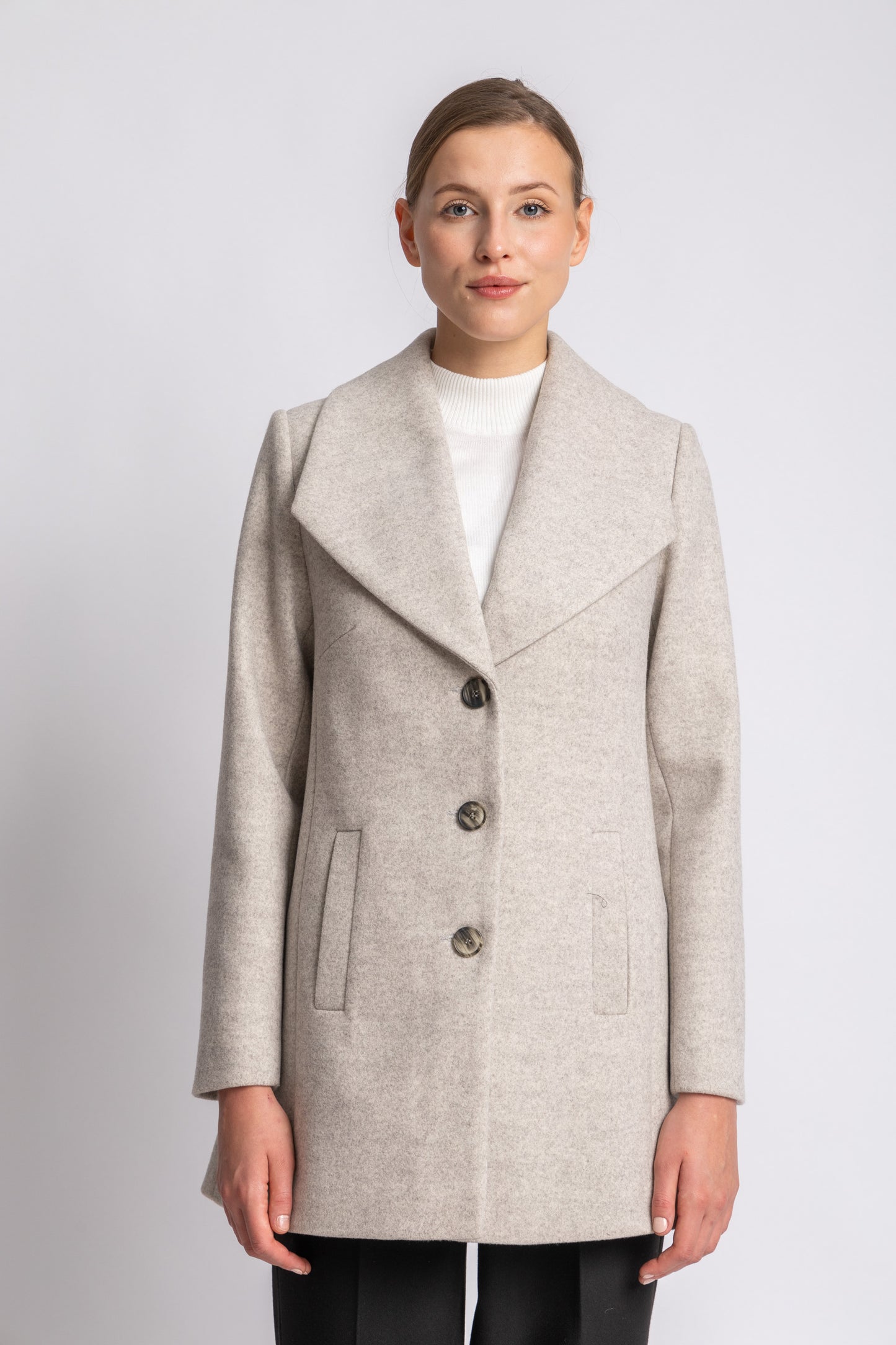 cashmere feel coat