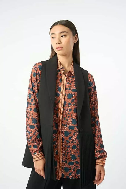 PRINTED CREPE CHIFFON SHIRT