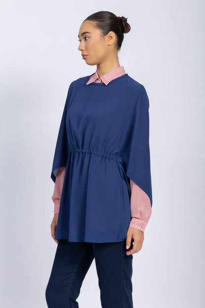 CRINCKLED CHIFFON BLOUSE