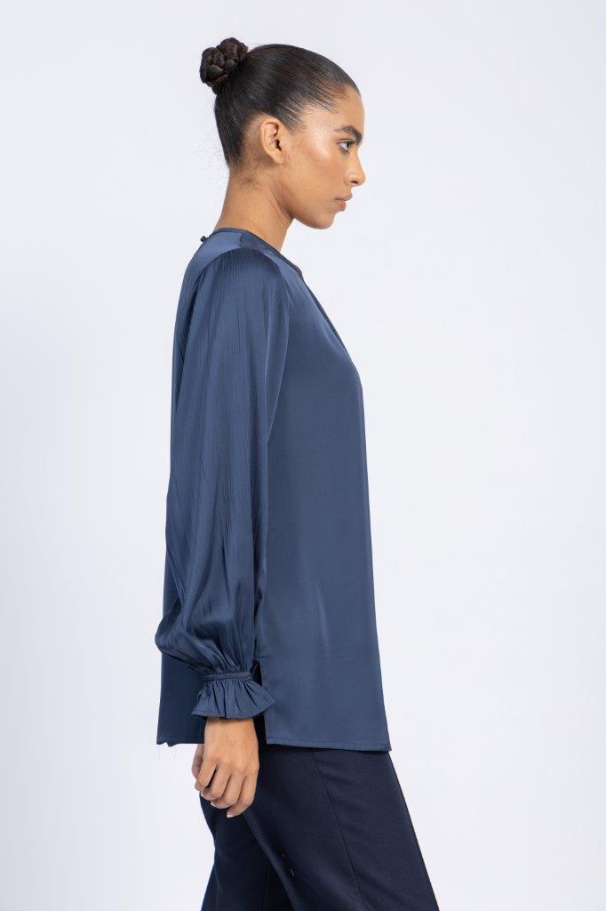 SILK FEEL SATIN BLOUSE