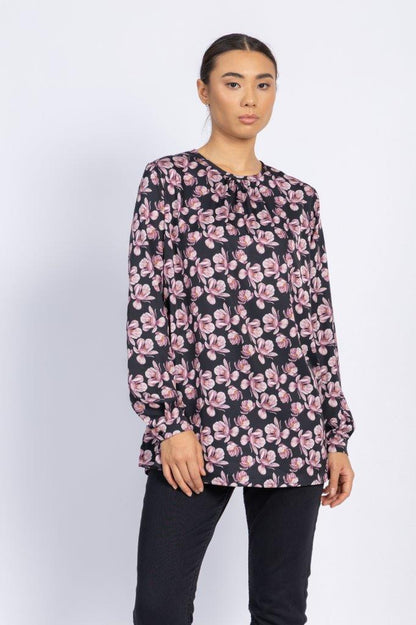 SILK FEEL SATIN BLOUSE