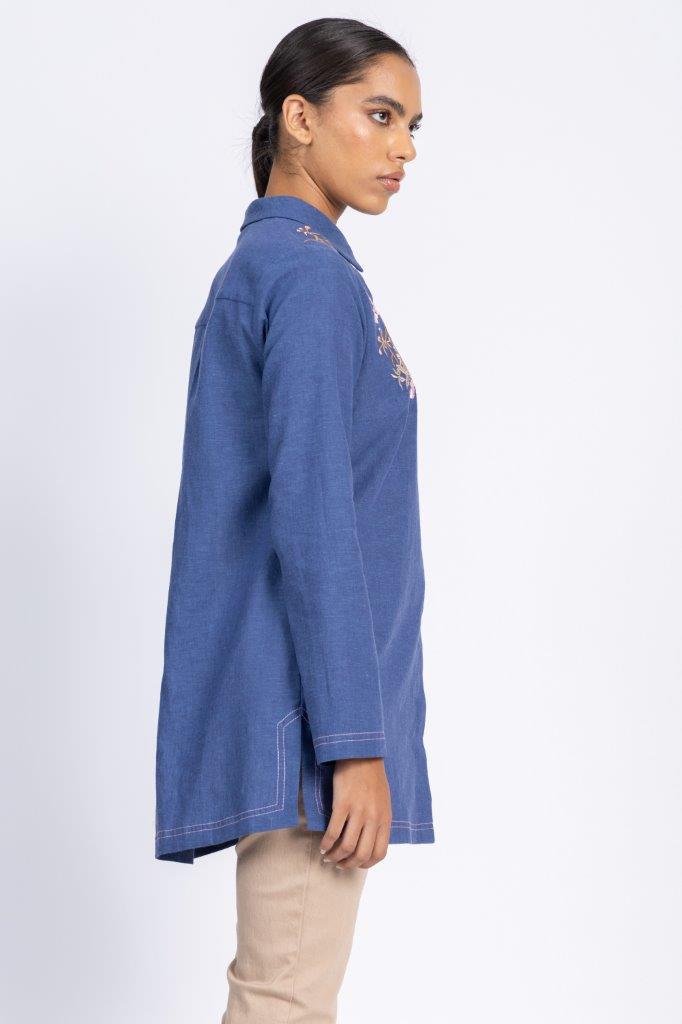 COTTON LINEN SHIRT