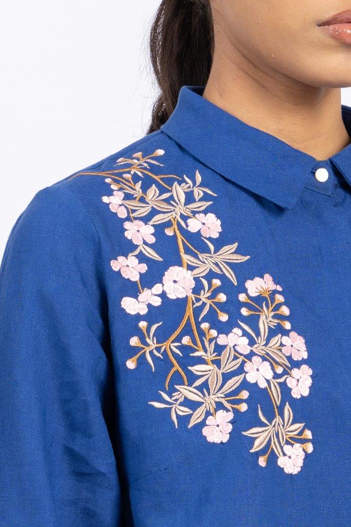 COTTON LINEN SHIRT