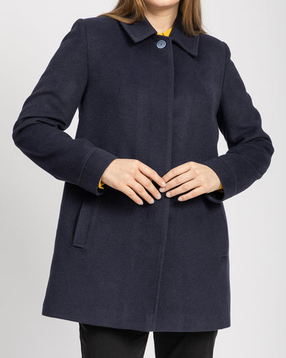 CASHMERE FEEL WOOL COAT