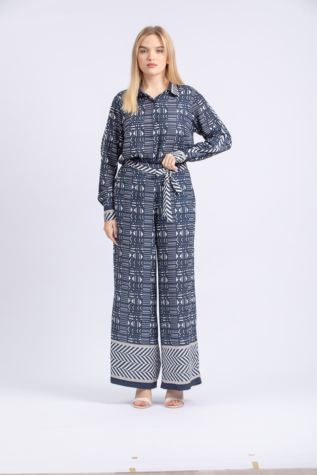 CREPE CHIFFON PANTS