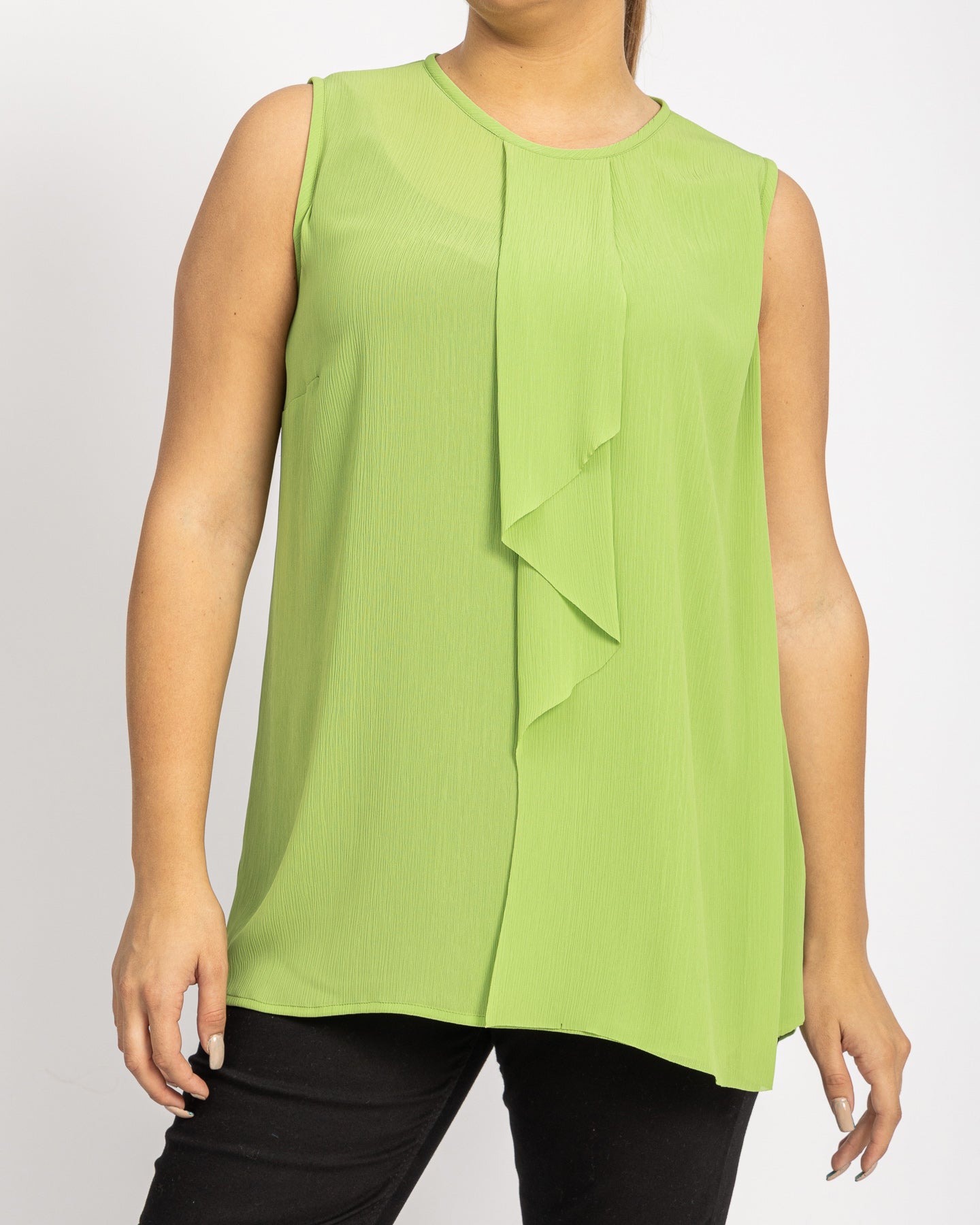 CRINKELD CHIFFON TOP