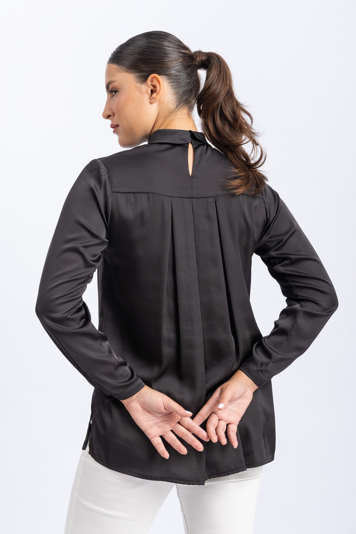 satin blouse
