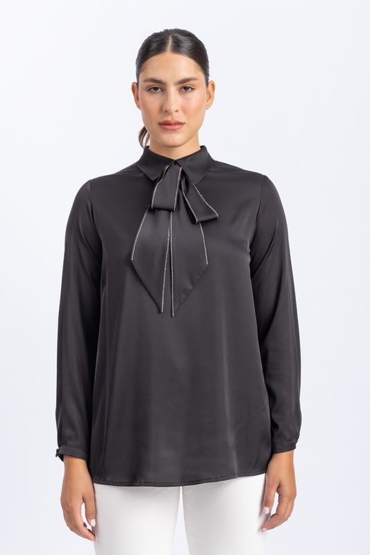satin blouse
