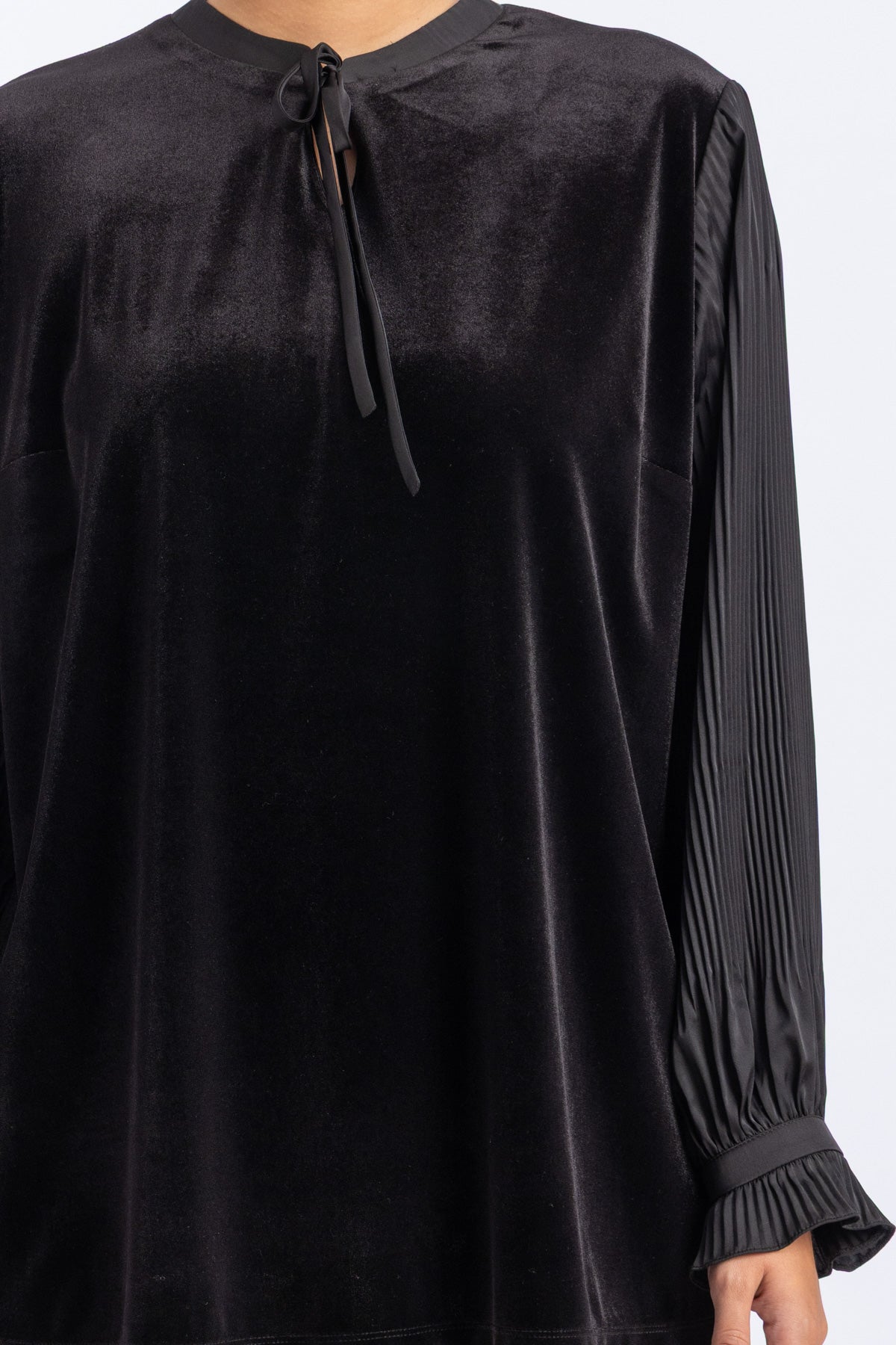 velvet blouse