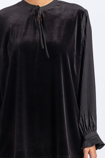 velvet blouse