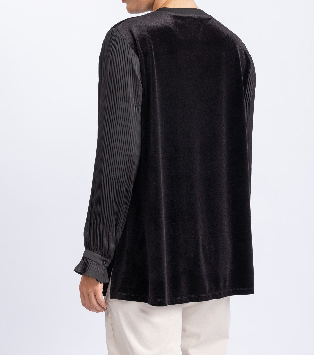 velvet blouse