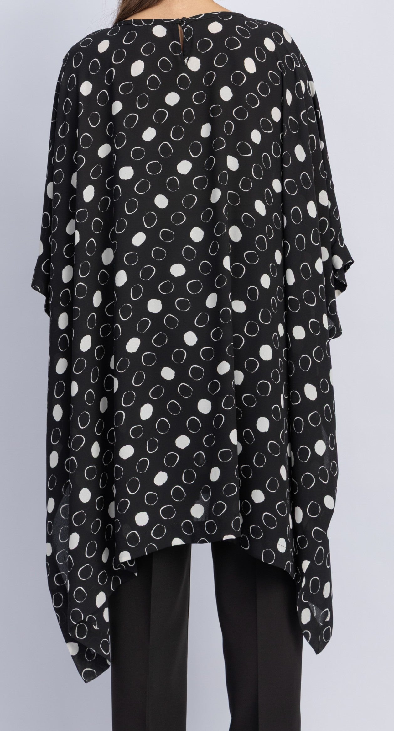 chiffon poncho