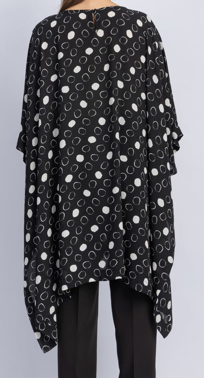 chiffon poncho