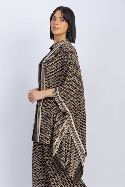 chiffon poncho