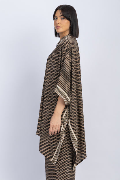 chiffon poncho