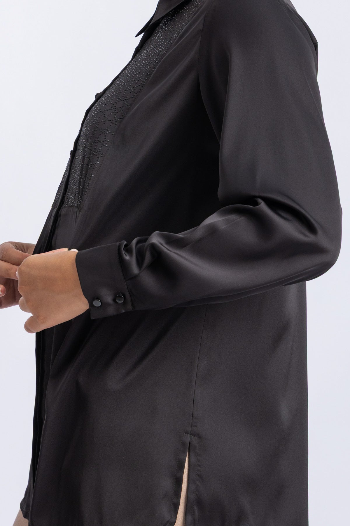 satin shirt