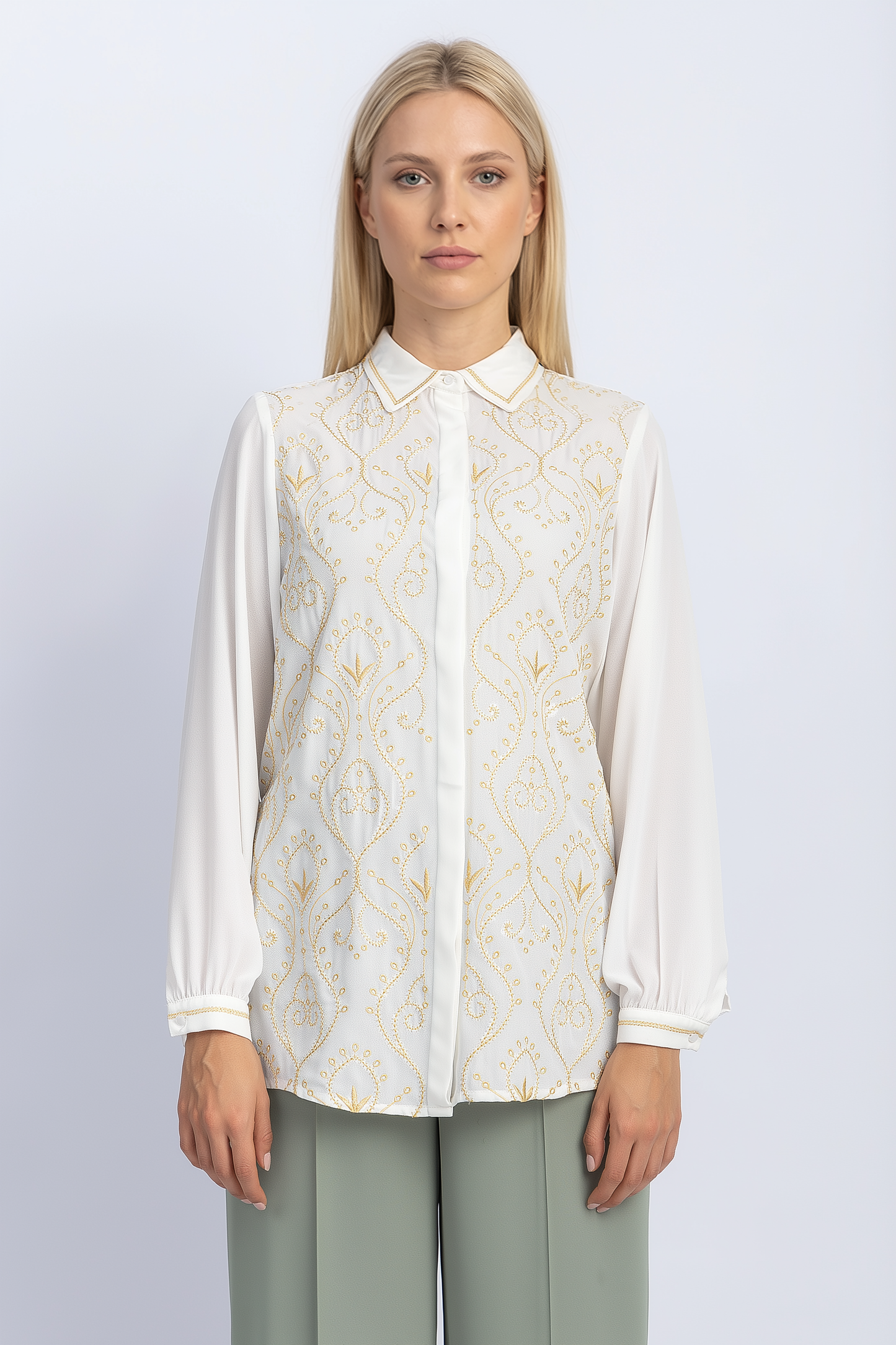 chiffon shirt