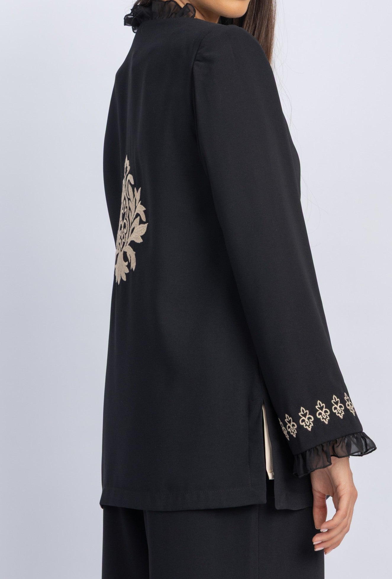 crepe jacket