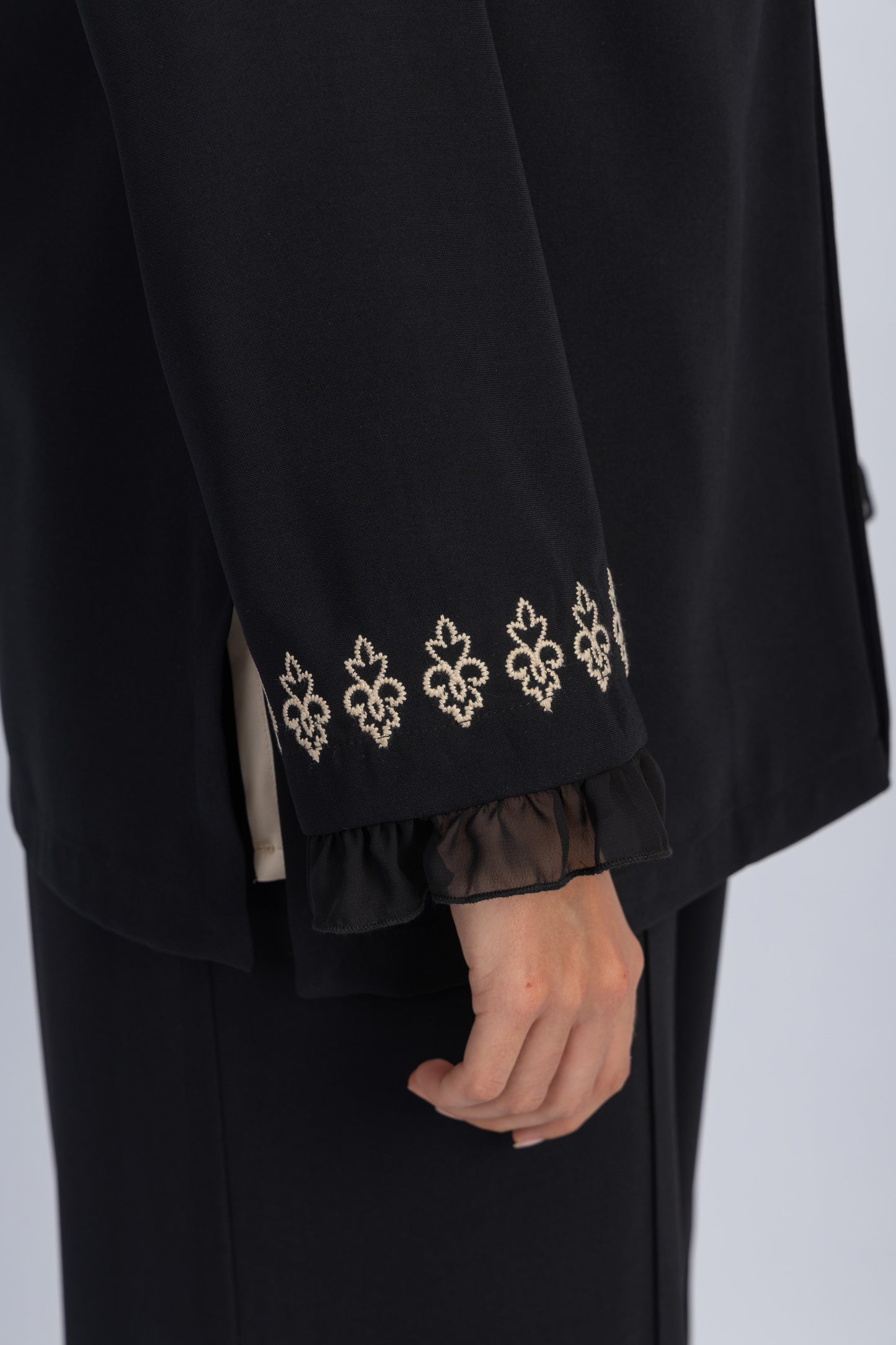 crepe jacket