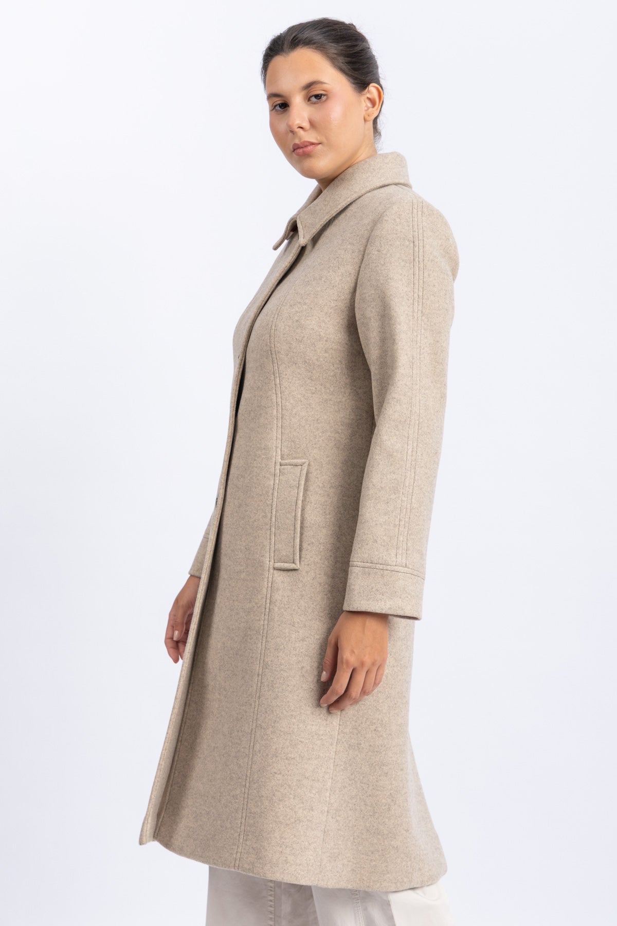 cashmere feel coat