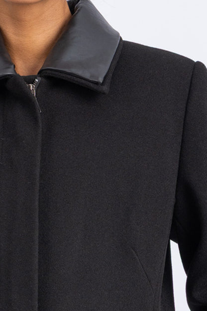 cashmere feel coat