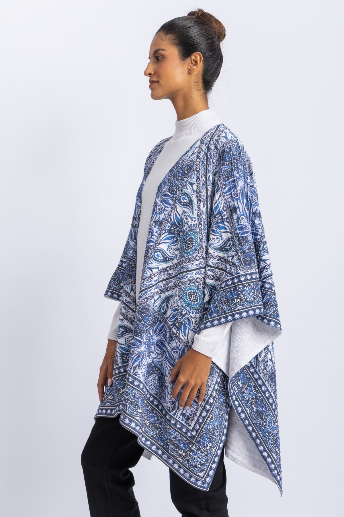 knitwear poncho