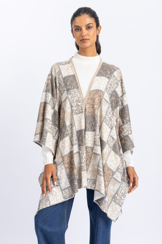 knitwear poncho