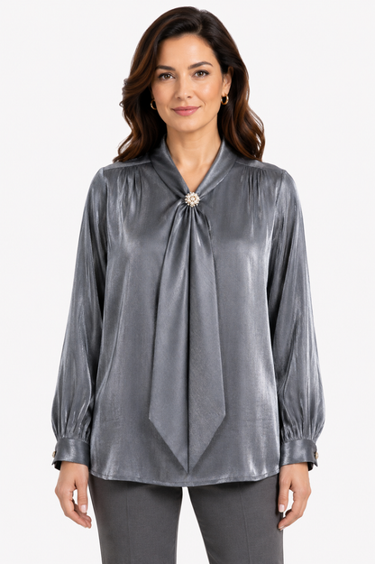 satin blouse