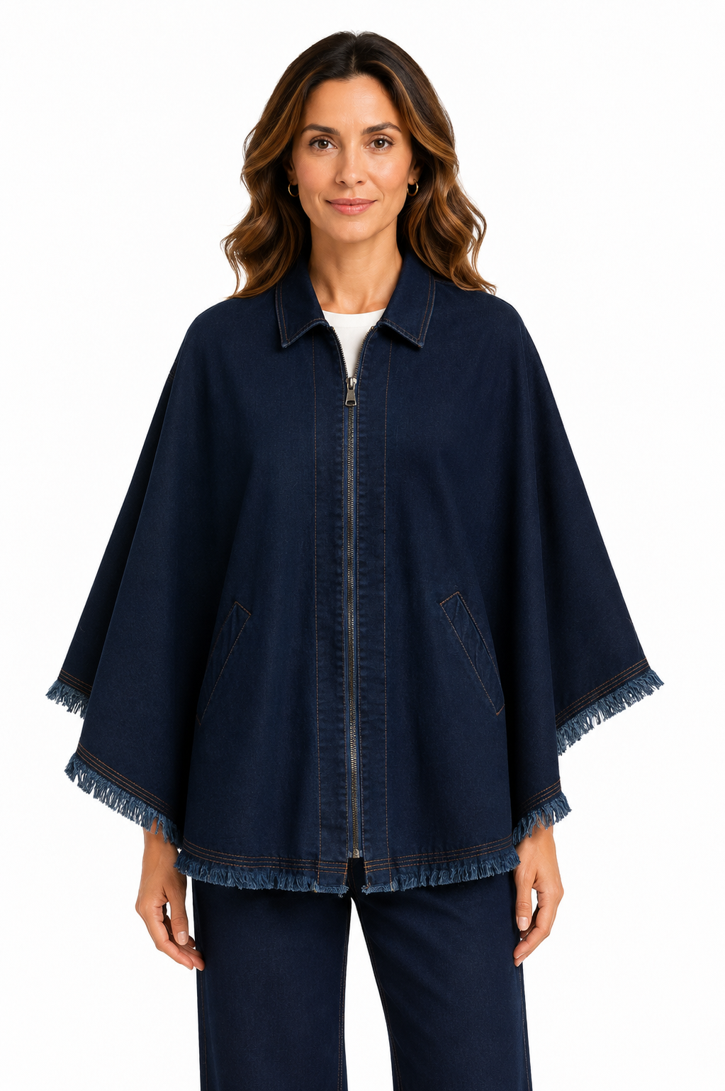 jeans poncho